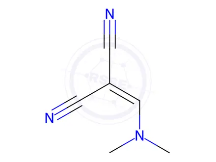 Chemical structure of [(Dimethylamino)methylene]malononitrile (BSC)