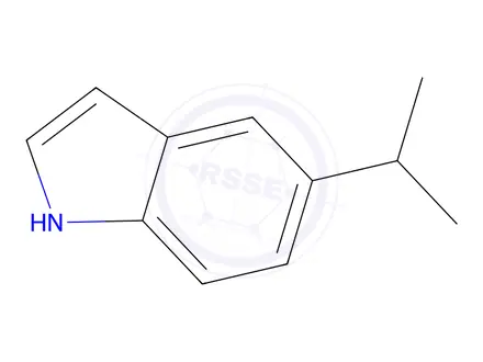 Chemical structure of 5-(1-Methylethyl)-1H-indole