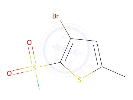 Chemical structure of 3-Bromo-5-methylthiophene-2-sulfonyl chloride