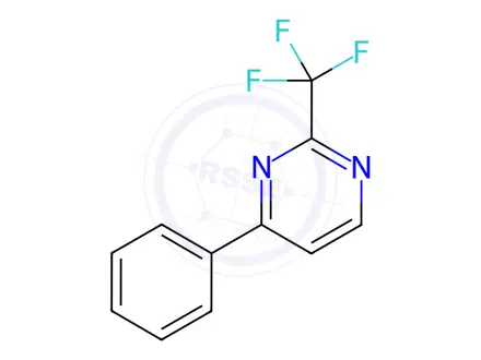 Chemical structure of 4-Phenyl-2-(trifluoromethyl)pyrimidine