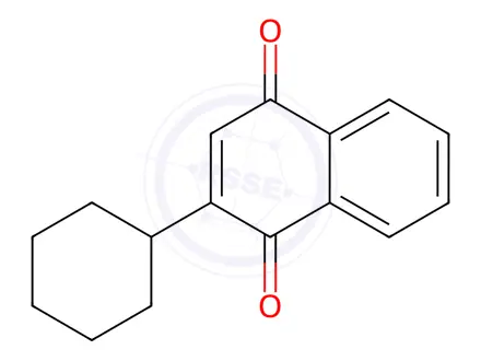 Chemical structure of 2-CYCLOHEXYL-1,4-NAPHTHOQUINONE