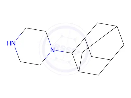 Chemical structure of 1-(Adamantan-2-yl)piperazine