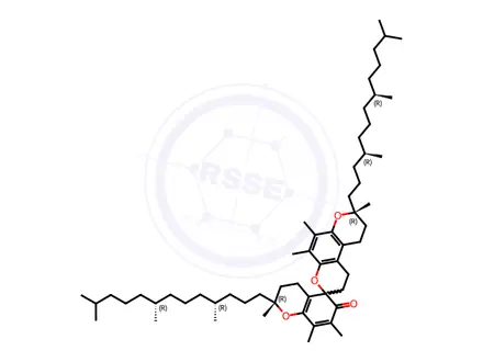 Chemical structure of alpha-Tocopherol spiro-dimer