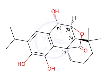 Chemical structure of Rosmanol