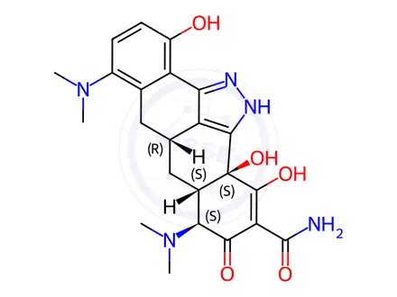 Chemical structure of Pyrazolo Minocycline