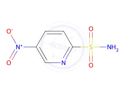 Chemical structure of 5-Nitro-pyridine-2-sulfonic Acid amide