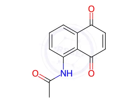 Chemical structure of N-(5,8-Dioxo-5,8-dihydronaphthalen-1-yl)acetamide