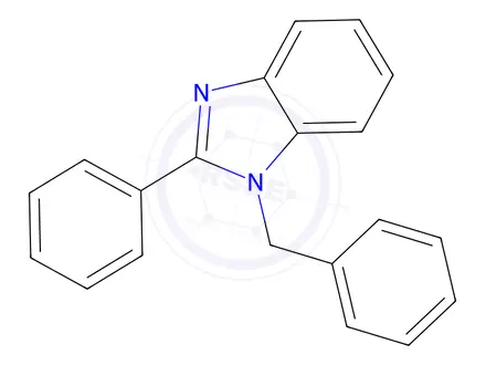 Chemical structure of 1-Benzyl-2-phenyl-1H-benzimidazole