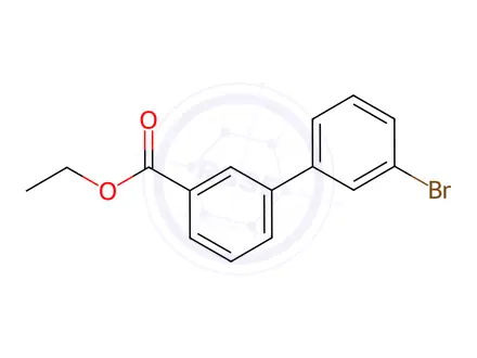 Chemical structure of Ethyl 3'-bromo-[1,1'-biphenyl]-3-carboxylate