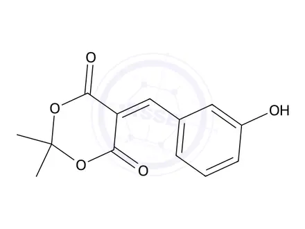 Chemical structure of 5-(3-Hydroxybenzylidene)-2,2-dimethyl-1,3-dioxane-4,6-dione