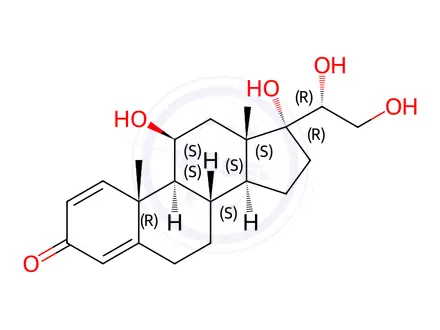 Chemical structure of 20(R)-Hydroxy Prednisolone