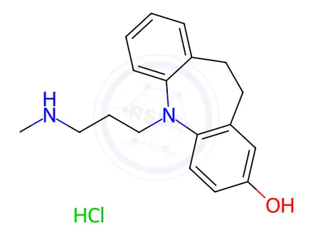 Chemical structure of 2-Hydroxydesipramine Dihydrochloride