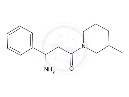 Chemical structure of 3-Amino-1-(3-methylpiperidin-1-yl)-3-phenylpropan-1-one
