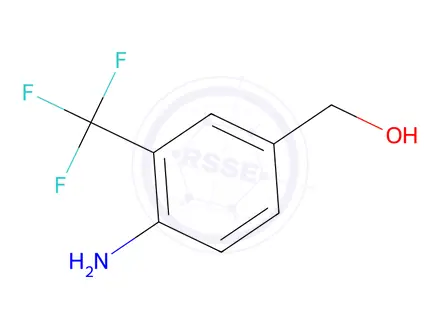 Chemical structure of Benzenemethanol, 4-amino-3-(trifluoromethyl)-