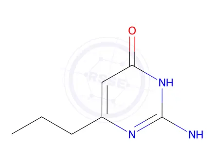 Chemical structure of 2-(Methylamino)-6-propylpyrimidin-4(3h)-one