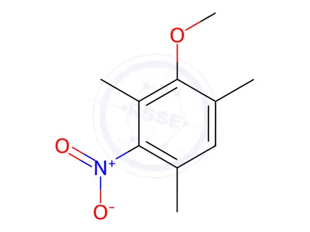 Chemical structure of 2-Methoxy-4-nitro-1,3,5-trimethylbenzene