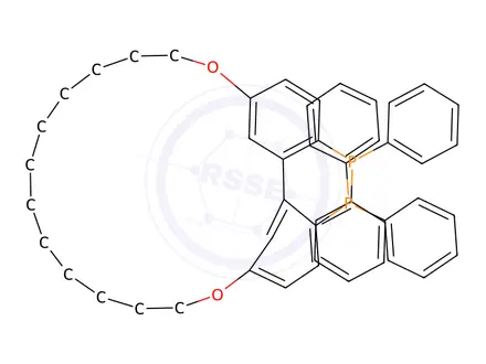 Chemical structure of (S)-5,5'-Dodecamethylenedioxy-2,2'-bis(diphenyl phosphino)biphenyl