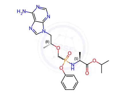 Chemical structure of Tenofovir Alafenamide Impurity 70