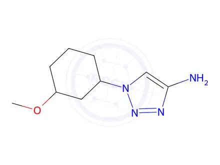 Chemical structure of 1-(3-Methoxycyclohexyl)-1h-1,2,3-triazol-4-amine
