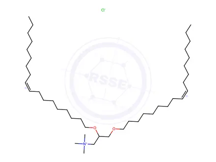 Chemical structure of N-[1-(2,3-Dioleyloxy)propyl]-N,N,N-Trimethylammonium Iodide
