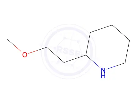 Chemical structure of 2-[2-(Methyloxy)ethyl]piperidine