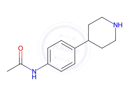 Chemical structure of N-(4-(piperidin-4-yl)phenyl)acetamide