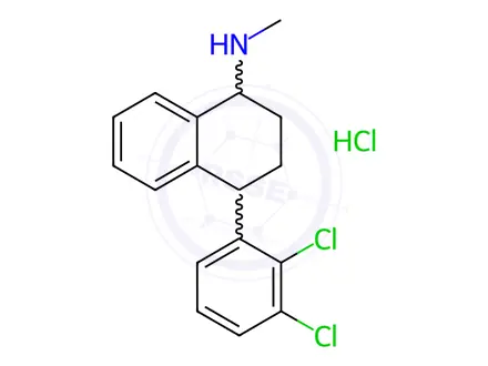 Chemical structure of Sertraline Impurity 25