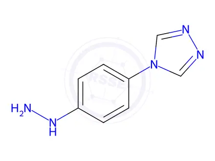 Chemical structure of 4H-1,2,4-Triazole,4-(4-hydrazinophenyl)-(9CI)