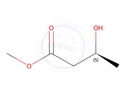 Chemical structure of Methyl (S)-(+)-3-hydroxybutyrate