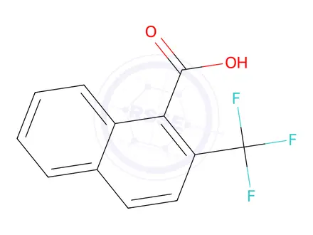 Chemical structure of 2-(Trifluoromethyl)naphthalene-1-carboxylic acid