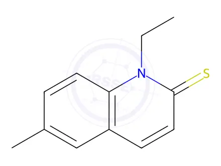 Chemical structure of 1-ETHYL-6-METHYL-2(1H)-QUINOLINETHIONE
