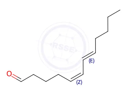 Chemical structure of 5Z,7E-Dodecadienal
