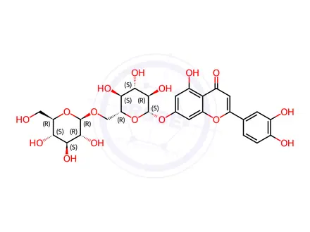 Chemical structure of luteolin-7-O-gentiobiside