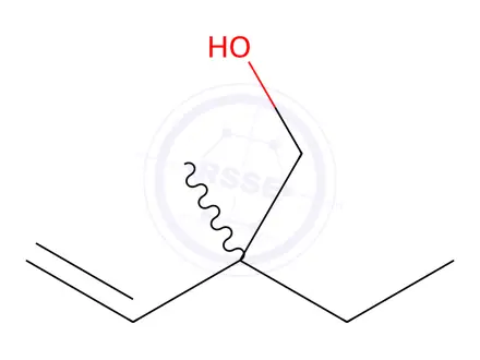 Chemical structure of 2-ethyl-2-methylbut-3-en-1-ol