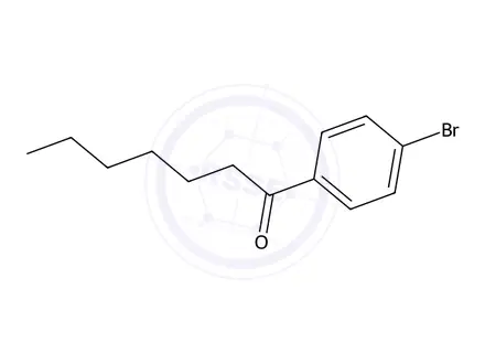 Chemical structure of 1-(4-Bromophenyl)heptan-1-one