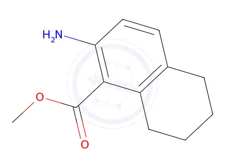 Chemical structure of 1-Naphthalenecarboxylicacid,2-amino-5,6,7,8-tetrahydro-,methylester(9CI)