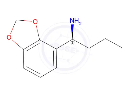 Chemical structure of (S)-1-(Benzo[d][1,3]dioxol-4-yl)butan-1-amine