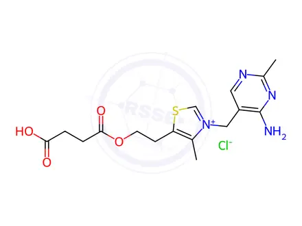 Chemical structure of Thiamine Hydrogen Succinate