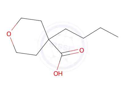 Chemical structure of 4-Butyltetrahydro-2h-pyran-4-carboxylic acid