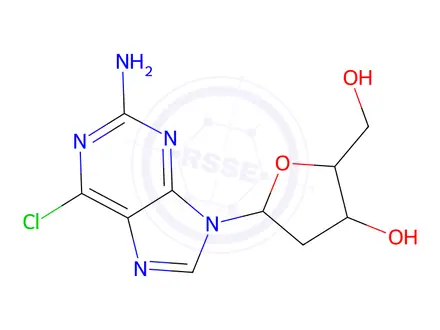 Chemical structure of 6-Chloro-2'-deoxyguanosine