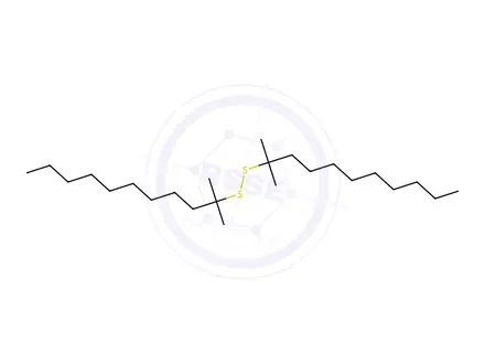 Chemical structure of Di-tert-dodecyl Disulfide (mixture of isomers)