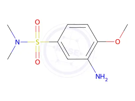 Chemical structure of 3-Amino-4-methoxy-n,n-dimethyl-benzenesulfoNAmide