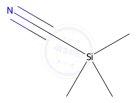 Chemical structure of Trimethylsilyl Cyanide
