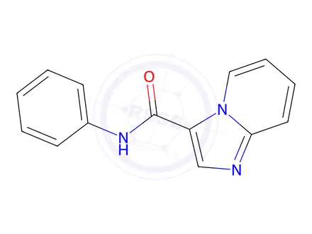 Chemical structure of N-phenylimidazo[1,2-a]pyridine-3-carboxamide