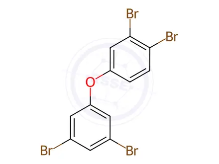 Chemical structure of 3,3',4,5'-Tetrabromodiphenyl Ether