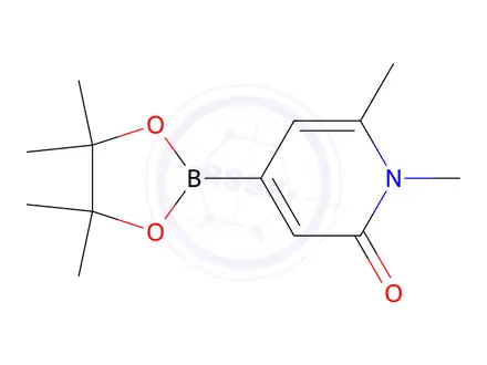 Chemical structure of 1,6-Dimethyl-4-(4,4,5,5-tetramethyl-1,3,2-dioxaborolan-2-yl)pyridin-2(1H)-one