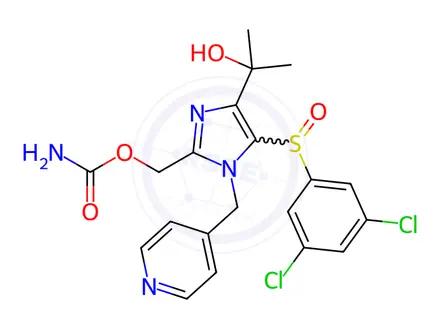 Chemical structure of Capravirine Impurity 31
