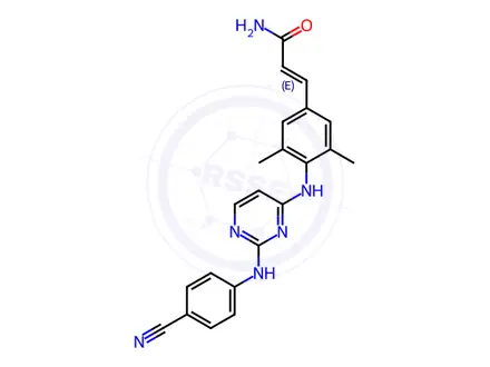 Chemical structure of Rilpivirine Impurity 33