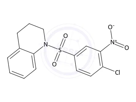 Chemical structure of 1-(4-Chloro-3-nitrobenzenesulfonyl)-1,2,3,4-tetrahydroquinoline