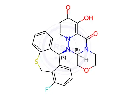Chemical structure of Baloxavir Marboxil Impurity 9